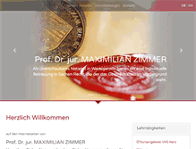 Tablet Screenshot of notarzimmer.de